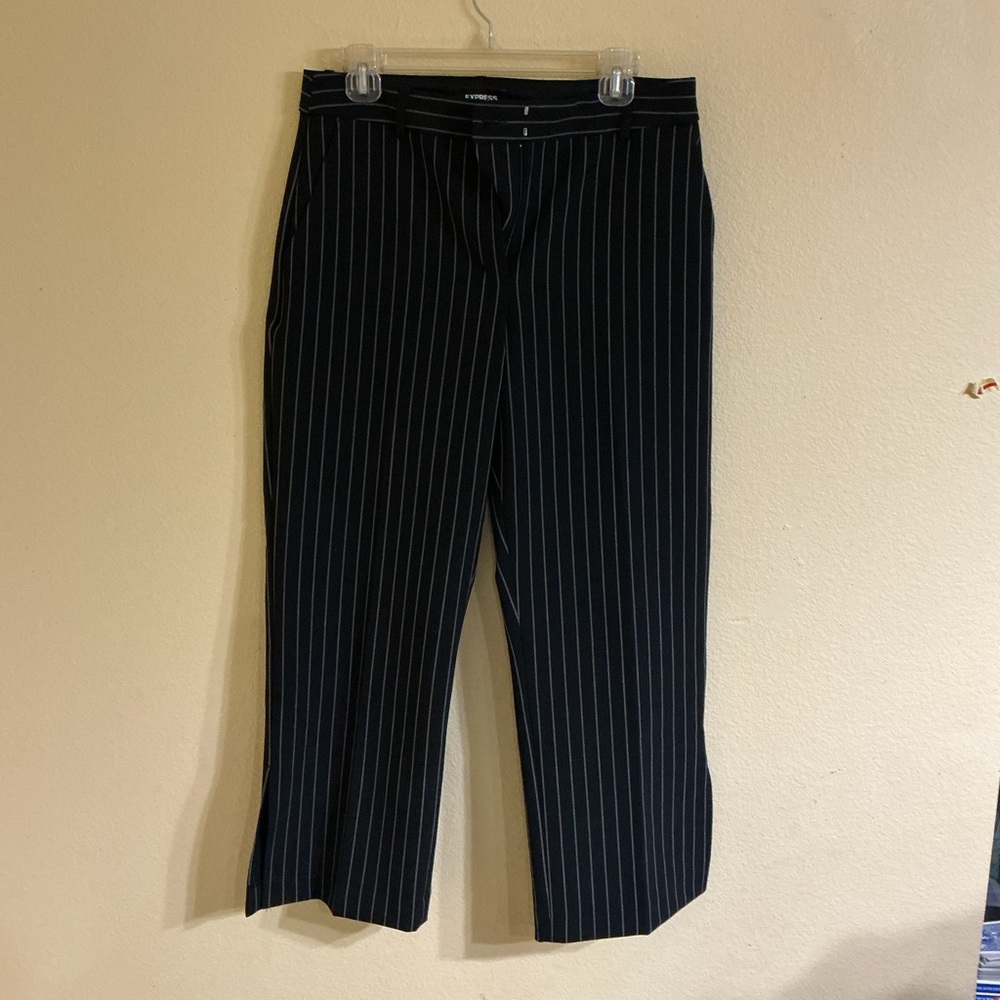 Express Black Pinstripe Women's Pants